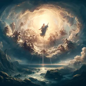 6. A Boh povedal: „Nech sa stane obloha uprostred vôd, a nech oddeľuje vody od vôd.“