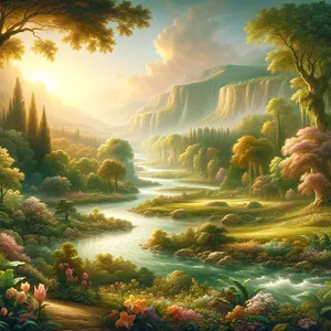 13. A meno druhej rieky je Gíchon. To je tá, ktorá obteká celú krajinu Kúš.