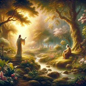 16. A Hospodin Bôh prikázal človekovi a riekol: Zo všetkého stromovia záhrady budeš slobodne jesť.