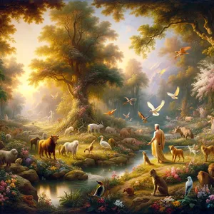 19. A Hospodin Bôh utvoril zo zeme všetky zvieratá poľa a všetko vtáctvo nebies a doviedol to k človekovi, aby videl, ako to nazve, a aby, ako by nazval človek každú živú dušu, tak aby sa volala.