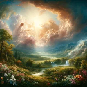 4. Toto sú rody nebies a zeme, keď boli stvorené, v deň, v ktorý učinil Hospodin Bôh zem a nebesia.