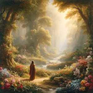 8. A Hospodin Bôh vysadil záhradu v Edene na východe a tam položil človeka, ktorého utvoril.