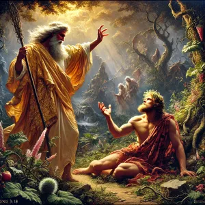 18. Tŕne a bodľač bude rodiť pre teba a budeš jesť poľnú bylinu.