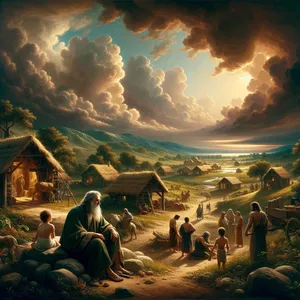 18. Henochovi sa narodil Irad, Irad splodil Mechujaela, Mechujael splodil Metušaela a Metušael splodil Lámecha.