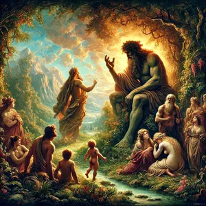 4. V tých dňoch boli na zemi obri a aj neskôr, keď synovia Boží vchádzali k ľudským dcéram a ony im rodili deti. To sú tí hrdinovia, ktorí boli od vekov mužmi povestnými.