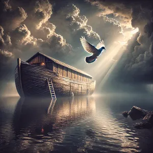 10. Čakal ešte ďalších sedem dní a znova vypustil holubicu z korába.