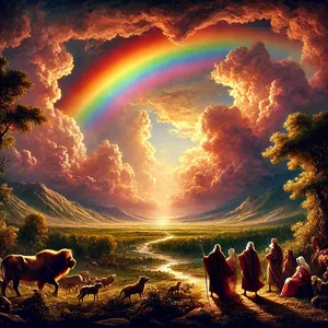 12. Boh povedal: Toto je znak zmluvy, ktorú ustanovujem medzi mnou a vami a všetkým živým, čo je s vami, na večné pokolenia: