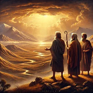 19. Títo traja boli Noachovi synovia a z nich sa rozšírilo celé ľudstvo po celej zemi.